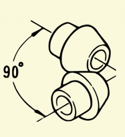 齒輪的傳動型式 – 相交軸